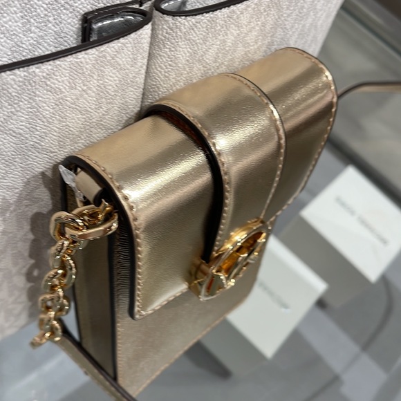 MICHAEL KORS WOMENS FASHION IPHONE SAMSUNG CASE PHONE HOLDER CROSSBODY BAG PURSE - Picture 4 of 16